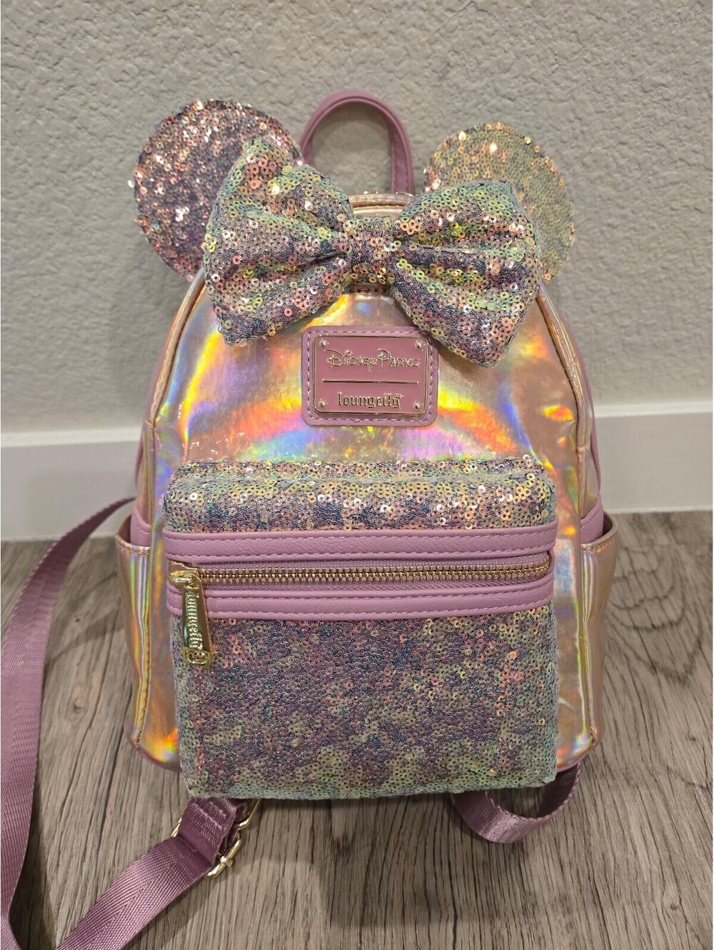 Disney Minnie Mouse Sequin and holo Backpack